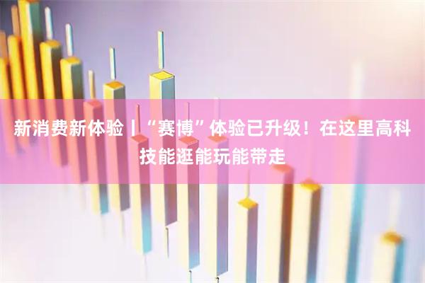 新消费新体验丨“赛博”体验已升级！在这里高科技能逛能玩能带走